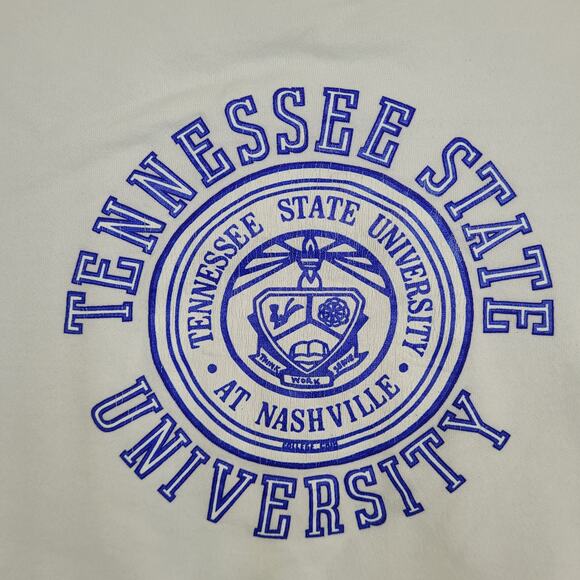 Vintage 80s Tennessee State Sweatshirt Large 23x24 Baggy USA - Picture 13 of 14